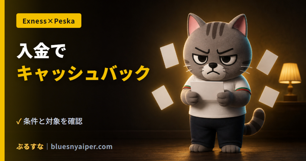 入金で キャッシュバック